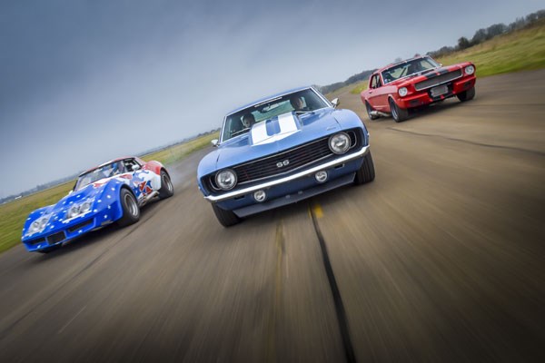Picture of Triple Movie Muscle Car Driving Blast