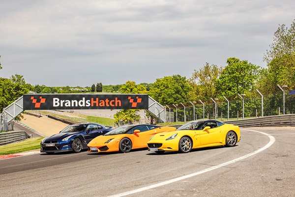 Image of Triple Supercar Driving Thrill at Brands Hatch