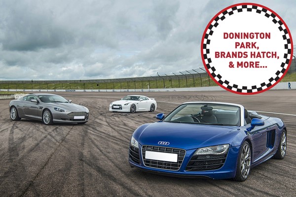 Picture of Four Supercar Driving Blast at a Top UK Race Track