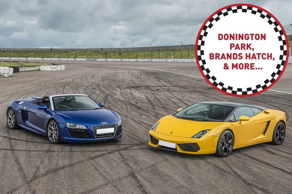 Image of Double Supercars Driving Thrill at a Top UK Race Track