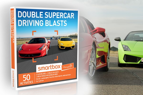 Image of Double Supercar Driving Blasts - Smartbox by Buyagift