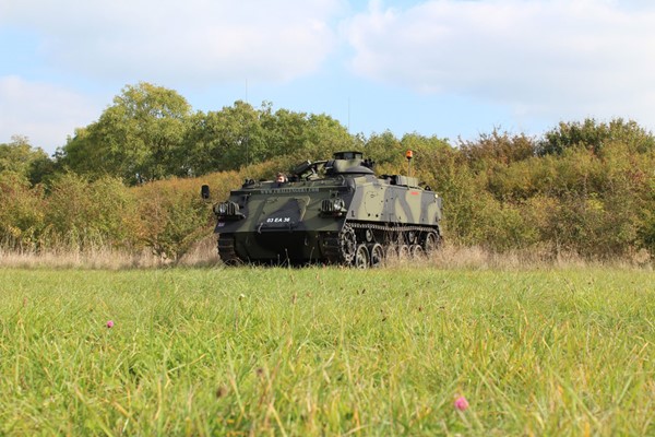 Picture of Tank, Army Truck and Fire Engine Driving