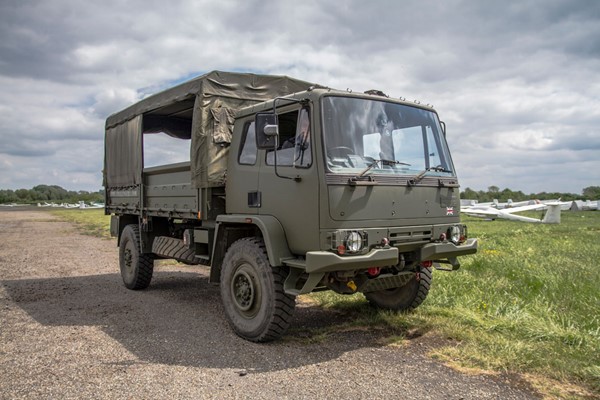 Picture of Military Vehicle Off-Road Driving in a MAN SV HX60 or Hagglunds BV206