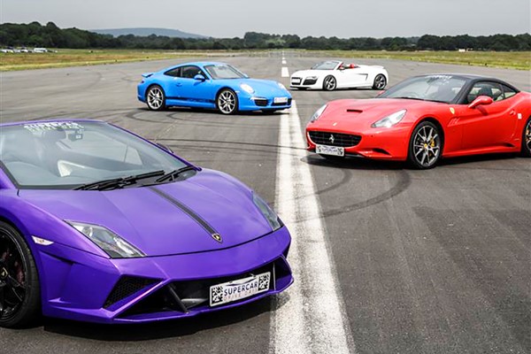 Image of Four Supercar Driving Thrill