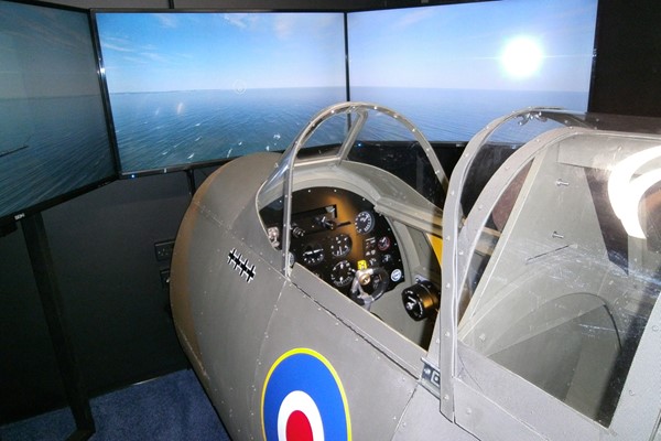 Picture of 30 Minute Spitfire Simulator Flight for One in Bedfordshire