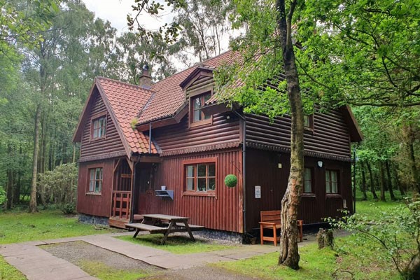 Image of Overnight Stay in a Woodland Cabin for Two at Chevin Country Park Hotel and Spa