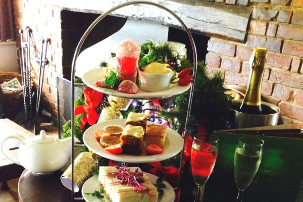 Image of Champagne Afternoon Tea for Two at The Mill Hotel in Suffolk