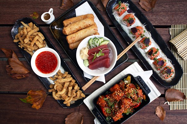 Picture of Pan-Asian Eight Dish Sharing Menu with Fizz for Two at interactive Inamo