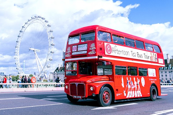 Image of Afternoon Tea London Bus Tour for Two with Brigit’s Bakery