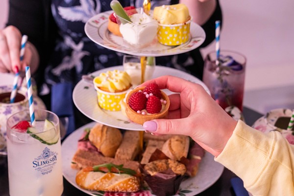 Image of Gin Afternoon Tea for Two at Brigit’s Bakery