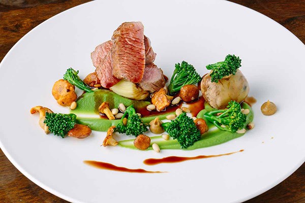 Picture of Three Course Meal with Glass of Wine for Two at 5* Yorebridge House