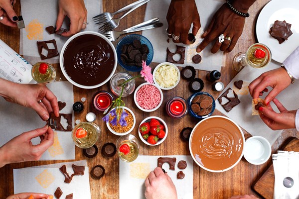 Image of Luxury Chocolate Making Workshop with Prosecco for Two
