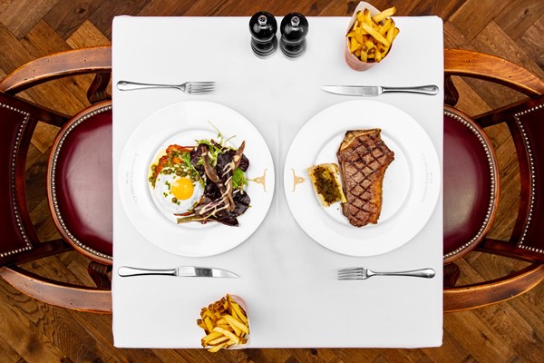 Image of Three Courses with Sides and Cocktails at Marco Pierre White London Steakhouse Co