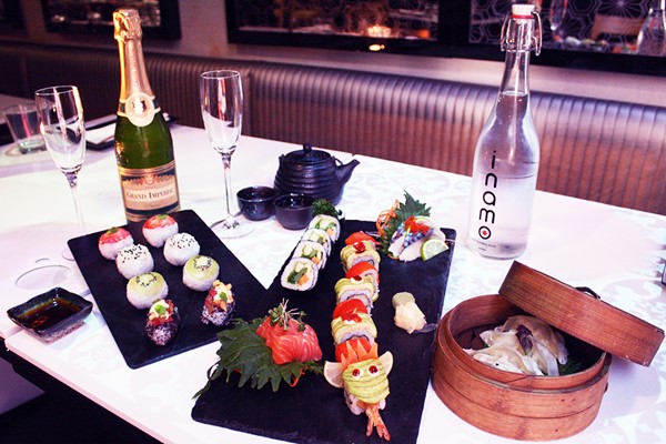 Image of Sushi Afternoon Tea with Bubbles for Two at Inamo