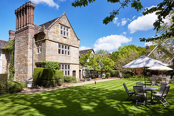 Image of Spa Day with Treatment and Afternoon Tea for Two at Ockenden Manor Hotel and Spa