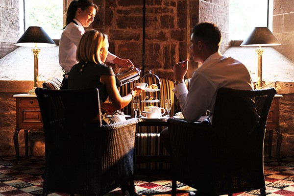 Image of Afternoon Tea with Bubbles for Two at Peckforton Castle