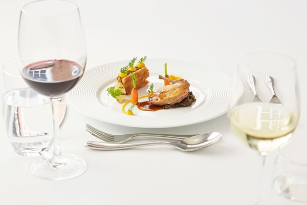 Picture of Three Course Meal and a Bottle of Taittinger Brut for Two at The Cavendish London