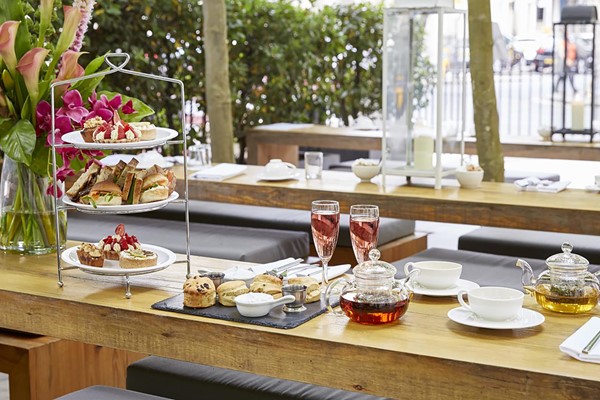 Picture of Vegan Afternoon Tea with Bottomless Non-Alcoholic Fizz for Two at La Suite West