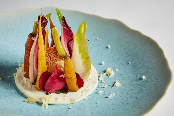 Picture of Seven Course Vegetarian Menu Gourmand with Bubbles for Two at Michelin Starred Galvin La Chapelle