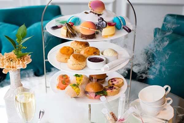 Image of Science Themed Champagne Afternoon Tea for Two at The Ampersand Hotel