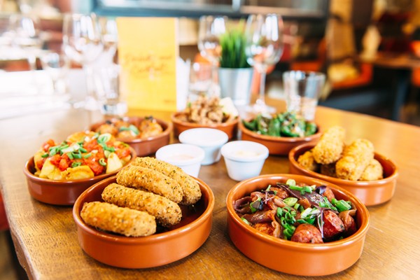 Image of Tapas Dining Experience with Sangria to Share and Samba Performance for Two at Gabeto