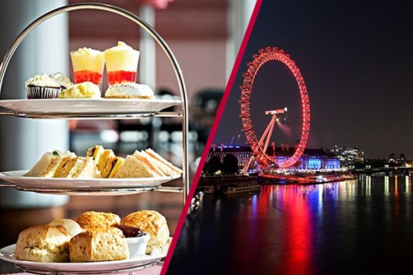 Image of London Eye Visit with Luxury Afternoon Tea for Two