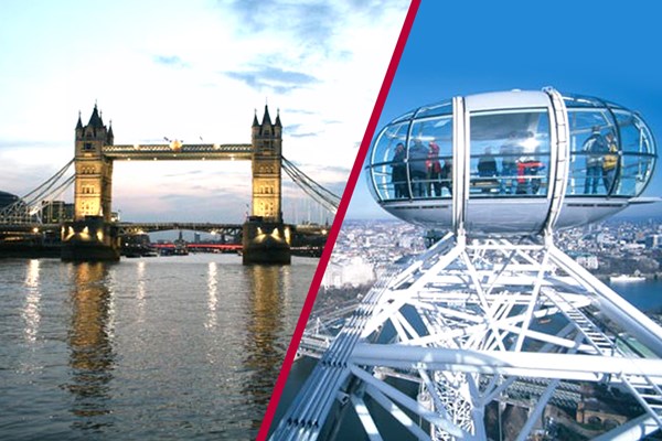 Image of London Eye Tickets and River Cruise for Two