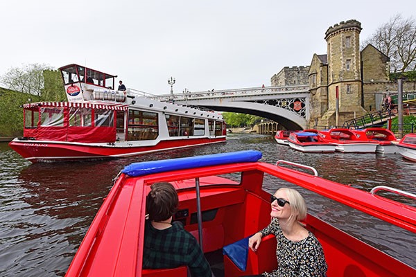 Image of One Hour City of York Motor Boat Hire for up to Eight People