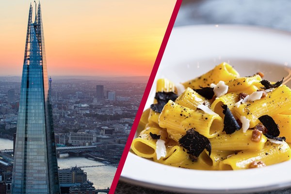 Picture of The View from The Shard and Meal for Two at Gordon Ramsay's Union Street Cafe