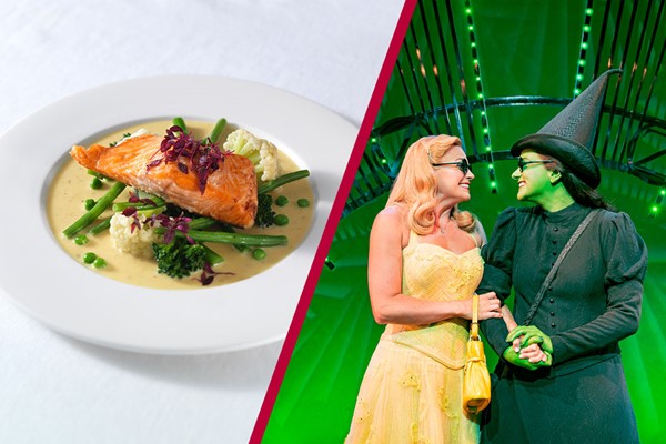 Picture of Theatre Tickets to Wicked The Musical and a Meal with Wine for Two at Prezzo