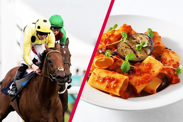 Picture of Day at the Races with Three Course Meal and Wine for Two at Prezzo