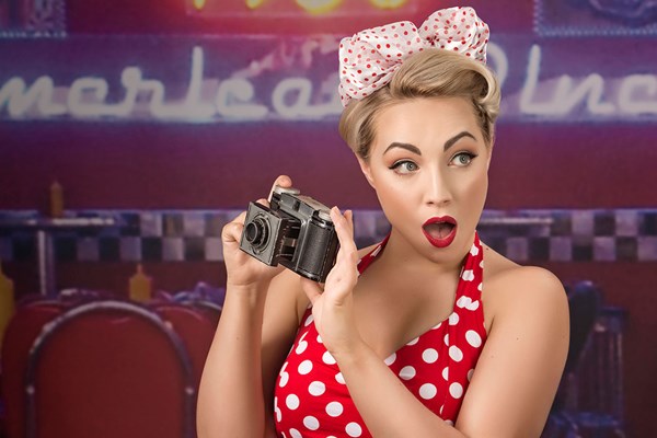 Picture of 50s Pin Up Makeover and Photoshoot