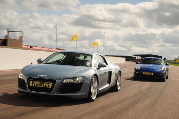Image of Porsche vs Audi R8 Driving Experience at Thruxton